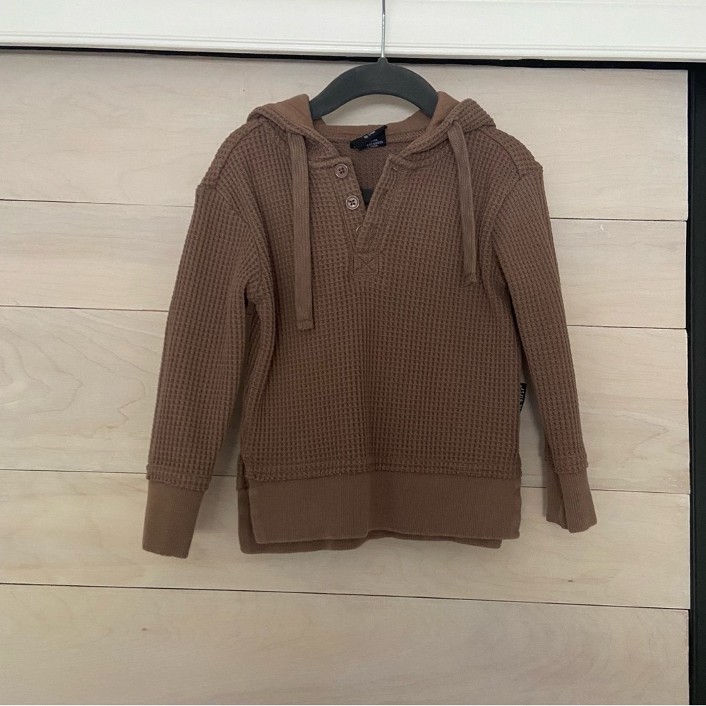 Little bipsy waffle hoodie 18-24 mo
